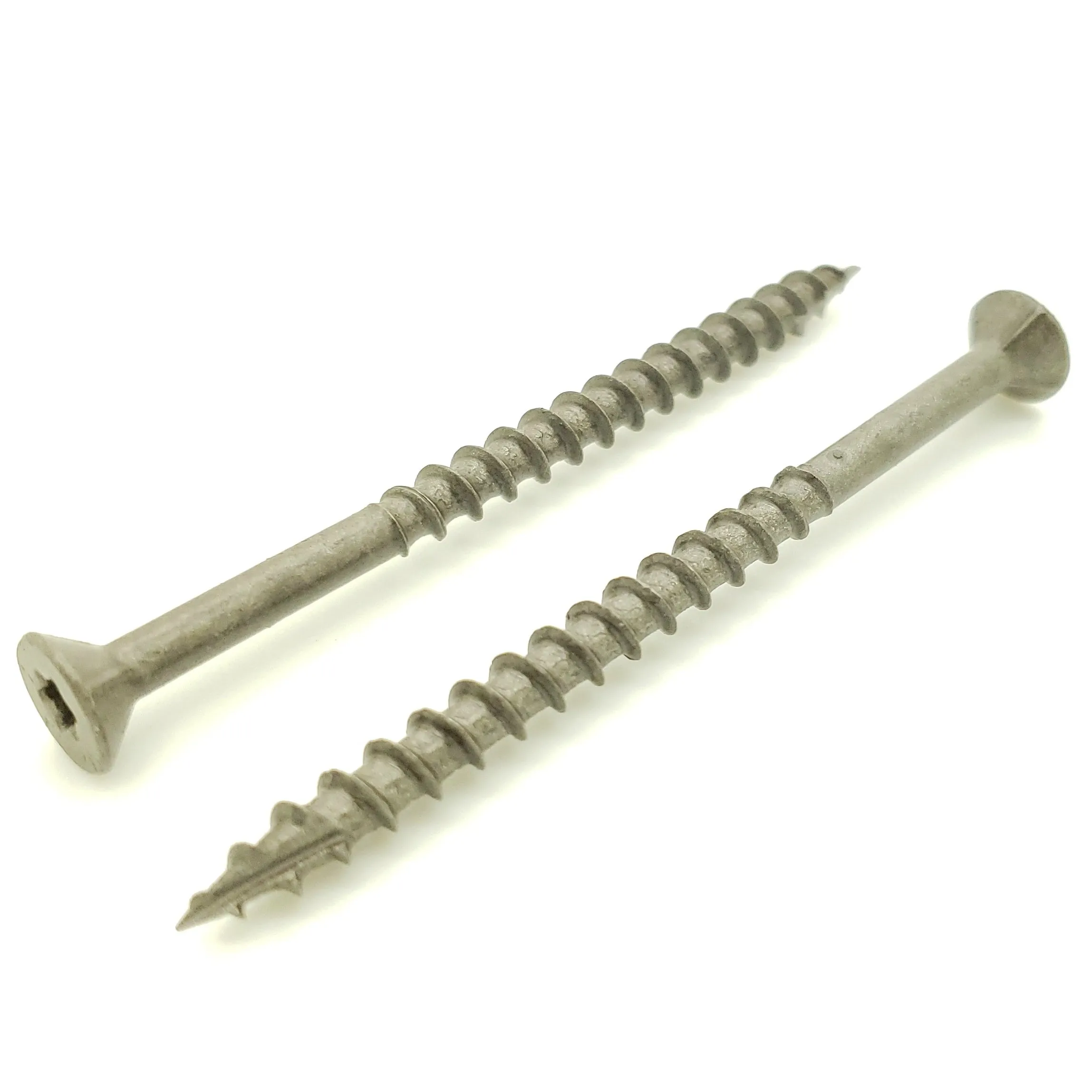 #10 x 3" Inch Dark Tan Fence & Deck Screws | Torx Star Drive | Bit Included, 100 Qty (BCP929)