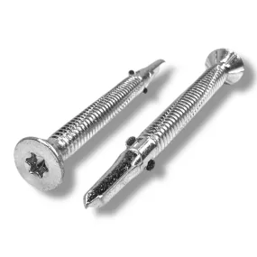1/4-20 x 2-3/4?? Reamer Tek Wood-to-Metal Screws ?C T27 Torx, Zinc, 100 Qty (BCP1225)