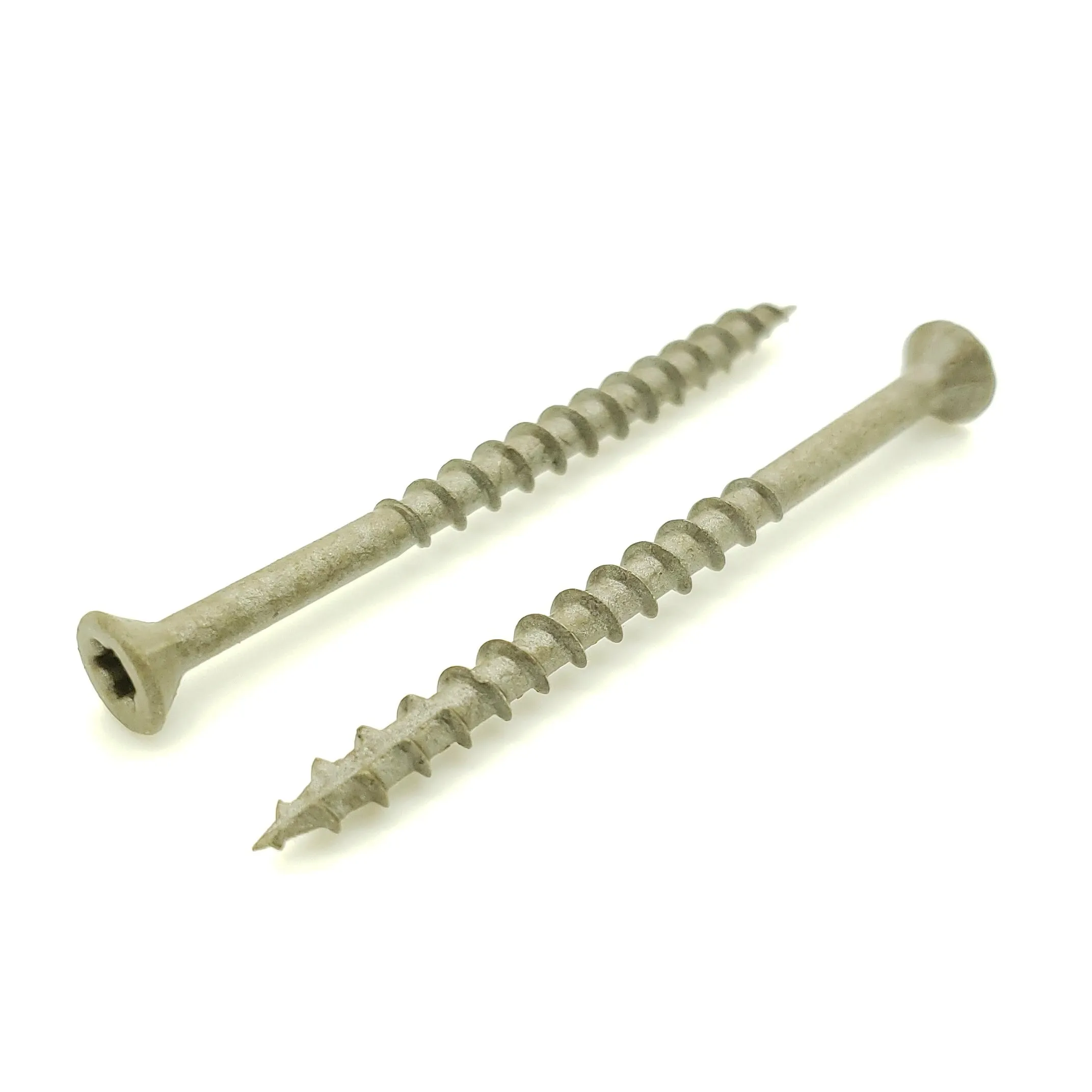 #9 x 2-1/2" Inch Dark Tan Fence & Deck Screws | Torx Star Drive | Bit Included, 100 Qty (BCP926)